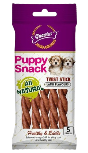 Puppy Snack חטיף מסולסל כבש לגור כלבים