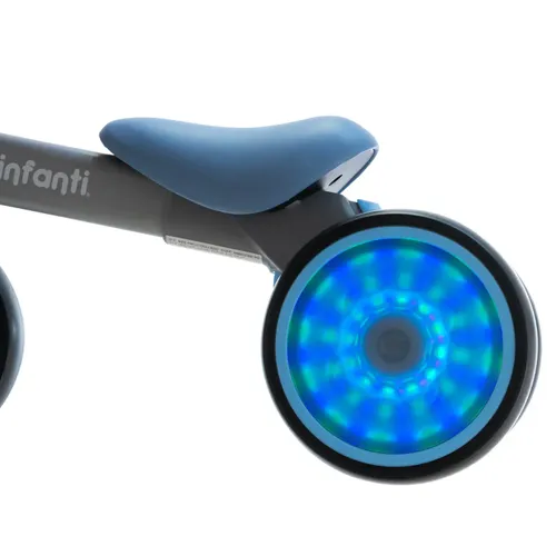 הבימבה הראשונה שלי כולל אורות בגלגלים Quatro Mini Rider Led - כחול