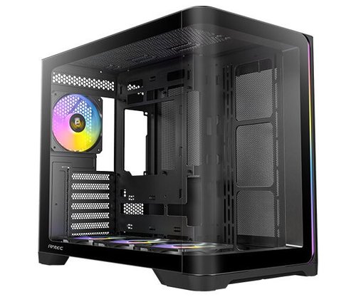 מארז שחור Antec C5 Curve ARGB Mid-Tower ATX 4x ARGB FANS Type-C מחשב | C5 Curve ARGB | 750W B860M | WIFI U5-250KF | 32GB | 1TB | NVME RTX5060