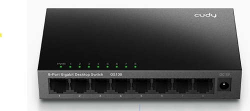 (מתכת) | CUDY 8-Port Gigabit Switch GS108-IL