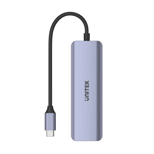  H1107Q - מפצל 4 ב-1 USB-A ו UNITEK USB-C 