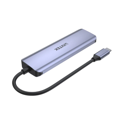  H1107Q - מפצל 4 ב-1 USB-A ו UNITEK USB-C 