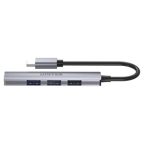  H1208B - מפצל USB-C ל-4 פורט UNITEK USB