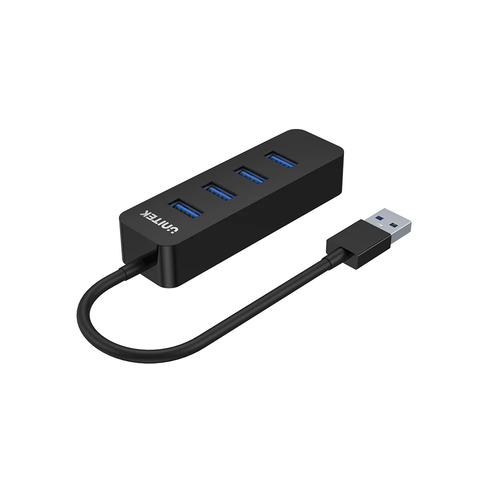  H1117A - מפצל USB 3.0 ל-4 פורטים עם חיבור מתח UNITEK