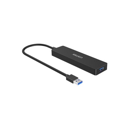  uHUB Q4 מפצל 3 פורט וקורא כרטיסים UNITEK USB A 