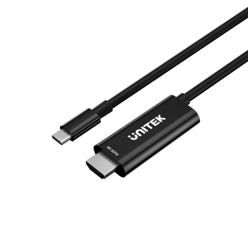  V1439A - כבל USB-C ל HDMI 4K 60Hz עם טעינה UNITEK 100W