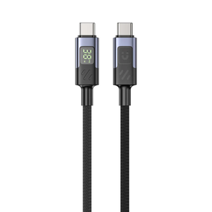  C14158A - כבל USB-C ל USB-C בהספק 60W עם תצוגת UNITEK LED 