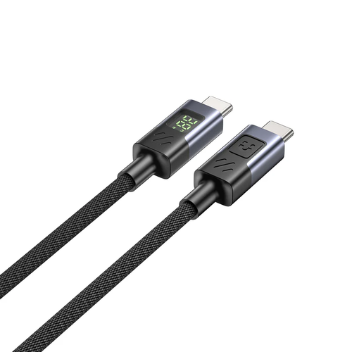 C14158A - כבל USB-C ל USB-C בהספק 60W עם תצוגת UNITEK LED 