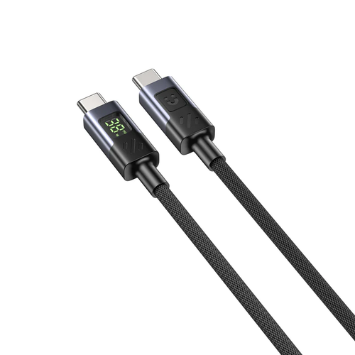  C14158A - כבל USB-C ל USB-C בהספק 60W עם תצוגת UNITEK LED 