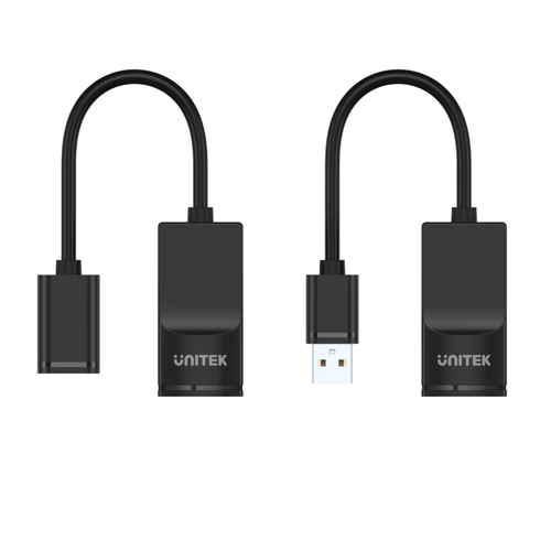  Y-UE01001 - מאריך אות USB על גבי כבל רשת UNITEK CAT5 