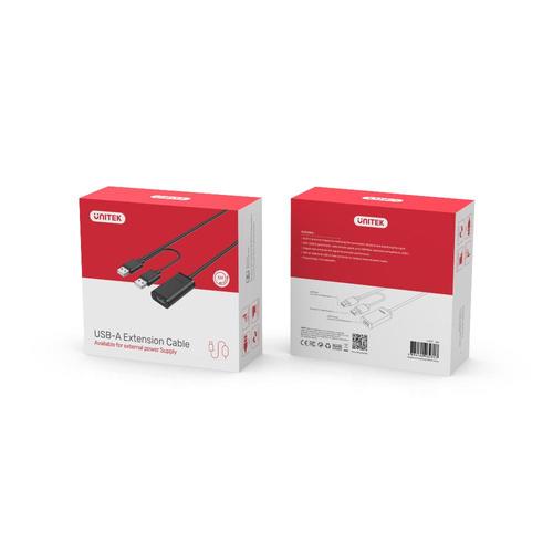 UNITEK USB 2.0 Active Extension Cable 10M Y-278