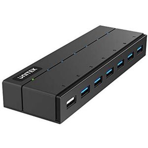  Y-3198 - מפצל USB 3.0 Hub כולל טעינה 2.4A ורשת UNITEK