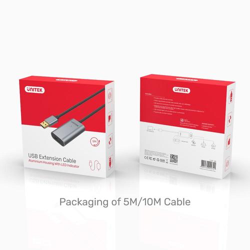UNITEK USB 2.0 Extension Cable over 10M Y-272 