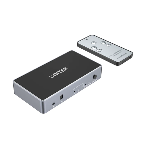  V1111A - ממתג 1X3 בחיבור HDMI ברזולוציית 4K UNITEK   