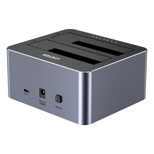  Y-3027 - תחנת עגינה Dual Bay SATA ל-2 כניסות זיכרון UNITEK