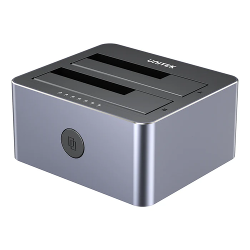  Y-3027 - תחנת עגינה Dual Bay SATA ל-2 כניסות זיכרון UNITEK