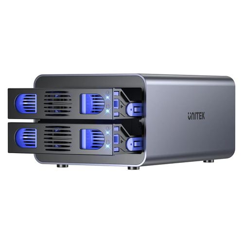  S1308A01 - מארז חיצוני לדיסק קשיח - 2 כניסות UNITEK