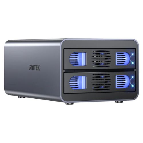  S1308A01 - מארז חיצוני לדיסק קשיח - 2 כניסות UNITEK