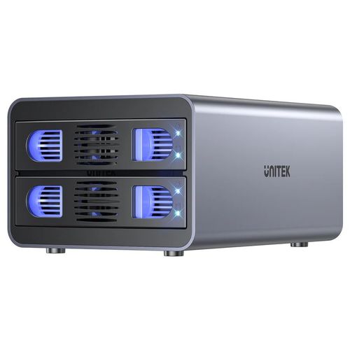  S1308A01 - מארז חיצוני לדיסק קשיח - 2 כניסות UNITEK