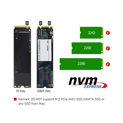  S1207A - תחנת עגינה כפולה M.2 עם חיבור USB-C ויכולת שכפול אופליין 