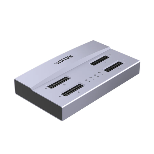  S1243 - תחנת עגינה ל-4 דיסקים קשיחים M.2 SSD בחיבור UNITEK USB4 