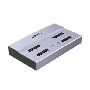  S1243 - תחנת עגינה ל-4 דיסקים קשיחים M.2 SSD בחיבור UNITEK USB4 