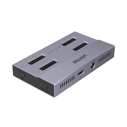  S1243 - תחנת עגינה ל-4 דיסקים קשיחים M.2 SSD בחיבור UNITEK USB4 