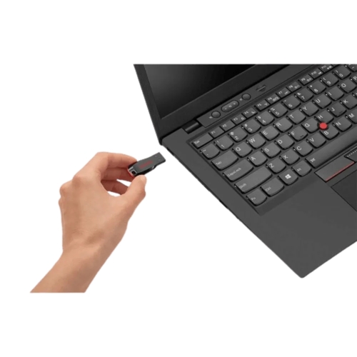 התקן זיכרון | SANDISK CRUZER BLAD Z50 128G שחור-אדום