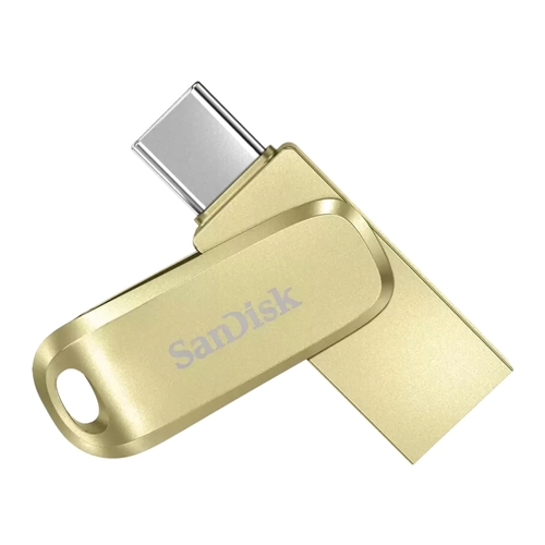 התקן זיכרון | Ultra Dual Drive Luxe | USB Type-C | 256GB בצבע זהב