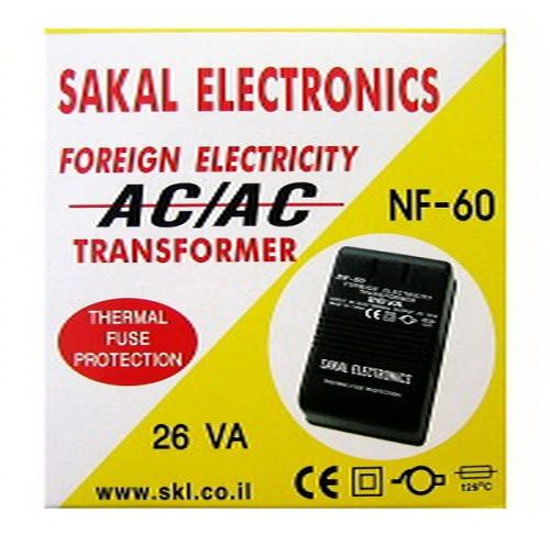 טרפו ממיר מתח SAKAL NF-60 110V-220V 26W 