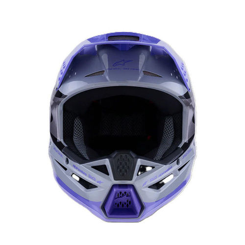 קסדת נוער שטח ALPINESTARS S-M3 Jettson אפור/סגול/שחור