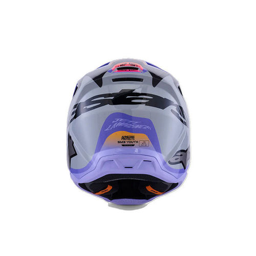 קסדת נוער שטח ALPINESTARS S-M3 Jettson אפור/סגול/שחור