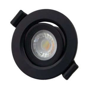  שקוע תקרה שחור SULTAN 3W IP54 55mm 3CCT 