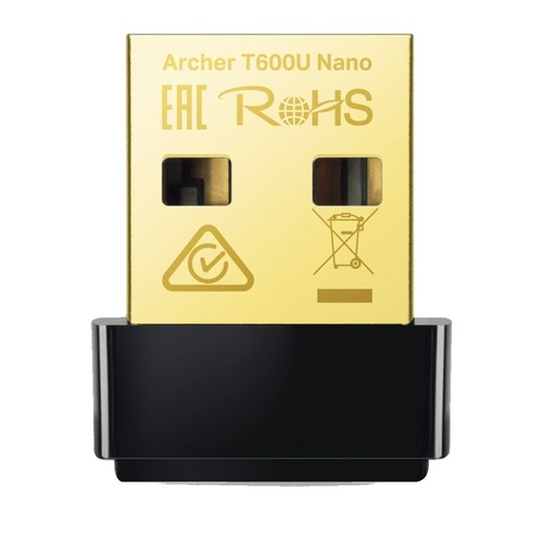 מתאם USB 2.0 Wi-Fi קומפקטי  Archer T600U Nano