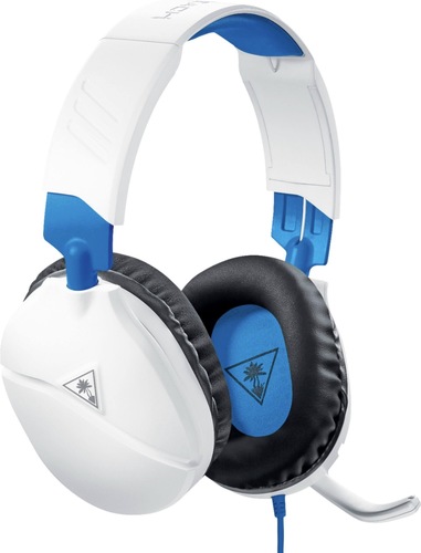 אוזניות גיימינג Turtle Beach Recon 70 לבן/כחול | Turtle Beach Recon 70 Wired Gaming Headset White/Blue