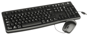 סט מקלדת ועכבר Logitech Desktop MK120