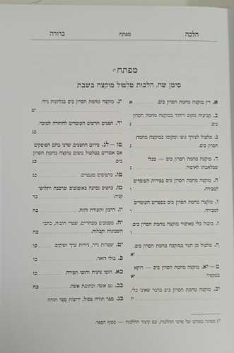 הלכה ברורה חלק כ