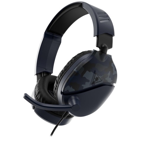אוזניות גיימינג Turtle Beach Recon 70 Blue Camo Multiplatform | Turtle Beach Recon 70 Blue Camo Wired Gaming Headset