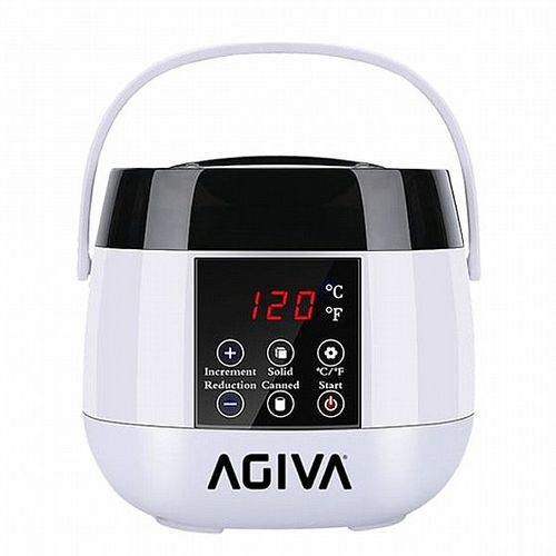 מחמם שעווה דיגיטלי מקצועי AGIVA WaxPro 360 - לבן