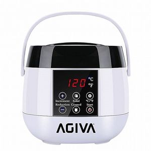 מחמם שעווה דיגיטלי מקצועי AGIVA WaxPro 360 - לבן