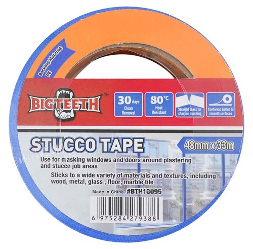 סרט טיח מקצועי PE כחול BIGTEETH Stucco  