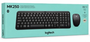 מקלדת ועכבר אלחוטיים | Logitech MK250 Wireless Keyboard & Mouse Combo
