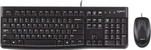 מקלדת ועכבר חוטיים Logitech MK120 | Corded Keyboard & Mouse Combo