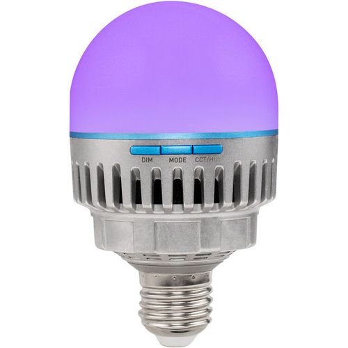 נורת לד צבעונית Nanlite PavoBulb 10C Bi-Color RGB 