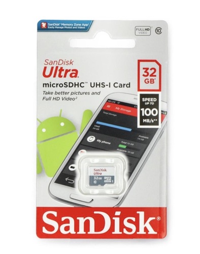 כרטיס זיכרון SanDisk Ultra microSDHC 32GB UHS-I | Memory Card