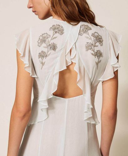 Hand embroidered long dress