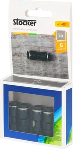 סט 5 מחברים ישרים 6 מ"מ למערכת Stocker Geyser | מק"ט ST4207