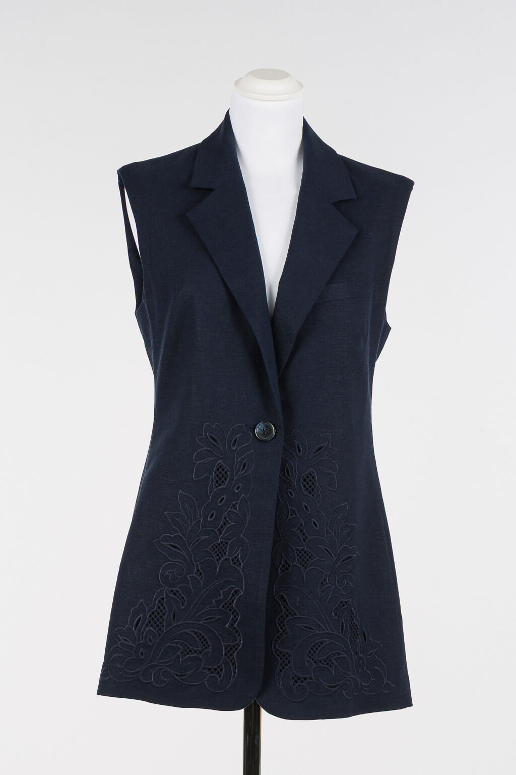 TWINSET Embroidered Sleeveless Waistcoat