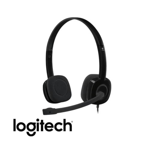 אוזניות סטריאו חוטיות Logitech H151  