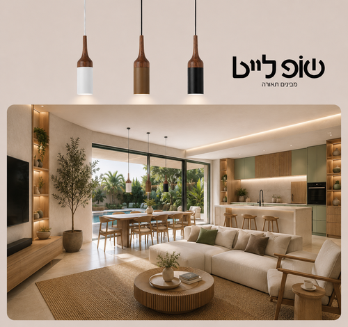 מנורת תליה דגם 1xE27 